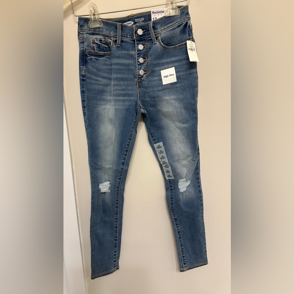 Girls blue jeans -new.